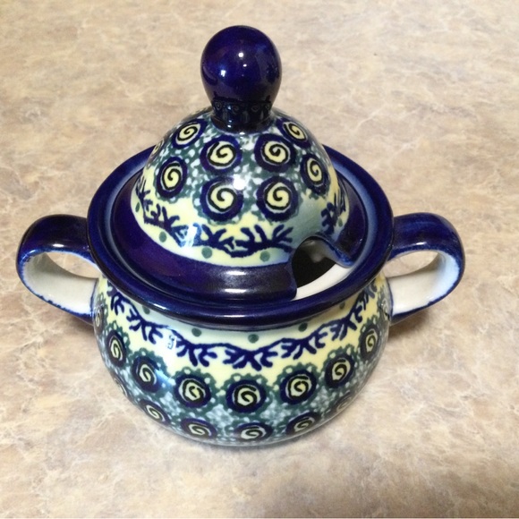 Vintage Boleslawiec Tea Set handmade in Poland - Picture 4 of 8